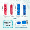 1120Pcs 16 Colors Opaque Acrylic Slide Charms OACR-NB0001-49-2