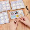 6-Hole Felt Bead Design Boards TOOL-WH0127-38C-3