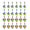 Yilisi 48Pcs 2 Styles Large Hole Alloy European Dangle Charms FIND-YS0001-01-10