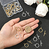 20 Sets 2 Colors 304 Stainless Steel Toggle Clasps STAS-BBC0008-06-4