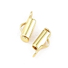 SHEGRACE Brass Slide On End Clasp Tubes XGRQ1R818-355G-2