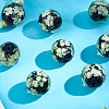 10Pcs Handmade Inner Flower Lampwork Beads LAMP-PA0001-02C-7