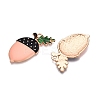 Thanksgiving Day Theme Alloy Enamel Pendants ENAM-T020-52J-01-2