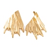 Ion Plating(IP) Wing 304 Stainless Steel Stud Earrings for Women EJEW-L272-018G-2