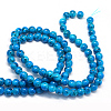 Baking Painted Glass Beads Strands X-DGLA-Q019-8mm-48-2