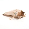Rectangle Cloth Packing Pouches ABAG-WH0038-03-3