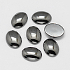 Non-magnetic Synthetic Hematite Cabochons X-G-P162-04-30x40mm-1