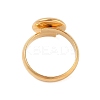 Adjustable 304 Stainless Steel Finger Rings Components STAS-L193-G-10mm-A-3