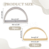 20Pcs 2 Colors Alloy Napkin Ring AJEW-PH0012-16-2