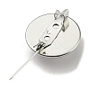 Round Glass Brooches FIND-Q096-01N-2