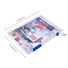 3Pcs 3 Colors Portable Transparent Plastic A4 File Box CON-SZ0001-15-2