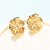 Valentine's Day 304 Stainless Steel Stud Earrings EJEW-C184-01B-G-1