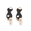 Alloy Enamel Pendants ENAM-S115-144A-2
