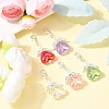 Angel Transparent Acrylic Pendant Decorations HJEW-JM03459-01-1