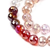 Electroplate Glass Beads Strands EGLA-D300-06-6mm-06-3