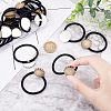  24Pcs 4 Style Elastic Hair Ties OHAR-NB0001-22-3