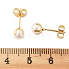 304 Stainless Steel Stud Earrings EJEW-I229-01G-A-4