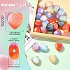 40Pcs Opaque Resin Beads RESI-CJ0004-98-2