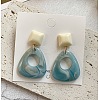 Acrylic Stud Dangle Earrings WGDDF8B-03-1