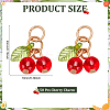 50Pcs Handmade Lampwork Pendants LAMP-ME0001-25-2