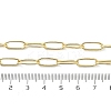 Brass Paperclip Chain Necklaces NJEW-A042-17G-04-3