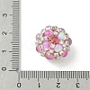 Sparkling Acrylic Encrusted Round Beads CLAY-NH0003-03S-4