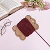 25 Yards Nylon Wavy Fringe Lace Trim Ribbon OCOR-GF0004-30B-7