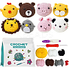 DIY Doll Crochet Kit DIY-WH0502-44-1