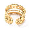 Ion Plating(IP) 304 Stainless Steel Finger Rings LS-RJEW-L102-03G-4