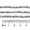 Transparent Electroplate Glass Beads Strands EGLA-A039-T2mm-UA05-4