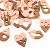 20Pcs 10 Styles Resin and Walnut Pendants WOOD-TA0002-73A-2