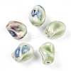 Handmade Porcelain Beads PORC-N008-06G-1