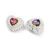 Polymer Clay Glass Rhinestone Beads CLAY-NH0001-13H-2
