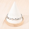 304 Stainless Steel Rhombus Link Chain Bracelets for Men Women BJEW-G766-03P-01-2