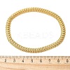 304 Stainless Steel Stretch Bangles for Women BJEW-P315-02G-G-5