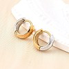 304 Stainless Steel Hoop Earrings EJEW-Z123-01A-GP-1