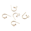 304 Stainless Steel Half Hoop Earrings LS-STAS-Z028-B02-G-2