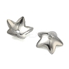 Non-Tarnish 5-Petal Flower Smooth Surface 304 Stainless Steel Bead Caps LS-X-STAS-R065-56-3