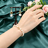 Natural Cultured Freshwater Pearl Connector Charms PALLOY-YW0001-52-7