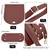 1 Bag Handmade PU Leather Crochet Shoulder Bag Accessories Kits DIY-CL0001-04C-2