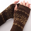 Polyacrylonitrile Fiber Yarn Knitting Long Fingerless Gloves COHT-PW0001-17C-2
