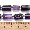 Natural Chevron Amethyst Beads Strands G-F836-B05-01-5
