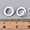 Spray Painted Iron Open Jump Rings IFIN-T017-04B-31-2