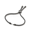 Half Finished Twisted Milan Rope Slider Bracelets FIND-G032-01B-03-2