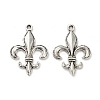 Lily Symbol Tibetan Style Alloy Pendants PALLOY-E776-01AS-01-1