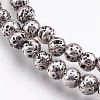 Electroplate Natural Lava Rock Beads Strands G-I200-17-3