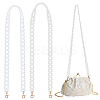 2Pcs 2 Style Resin Beads Bag Handles DIY-PH0021-29-1