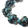 Synthetic Turquoise Dyed Beads Strands G-P507-05O-2