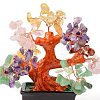 Natural Gemstone Chips Money Tree Bonsai Display Decorations DJEW-B007-08B-2