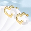 304 Stainless Steel Stud Earrings for Women EJEW-L296-032G-02-3